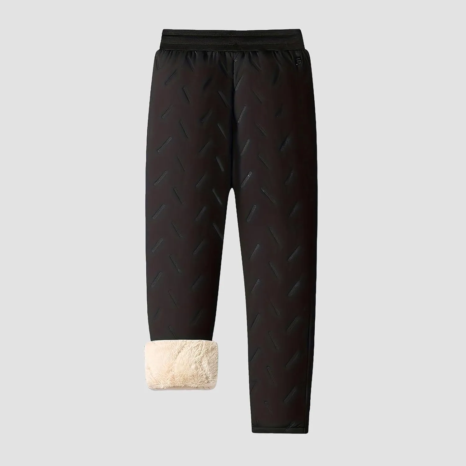 2 Pack Fleece Lined Sweatpants for Women - ZHIFANXN Joggers with Pockets High Waisted Thermal Winter Warm Pants for Snow