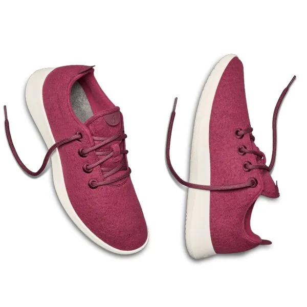 Allbirds Wool Runners - Jam Red (White Sole) EX