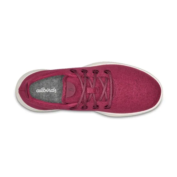 Allbirds Wool Runners - Jam Red (White Sole) EX