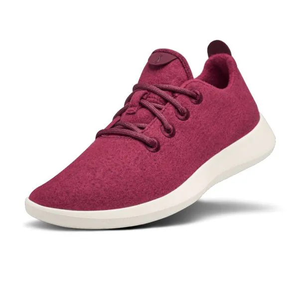 Allbirds Wool Runners - Jam Red (White Sole) EX