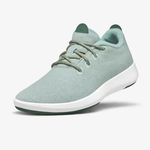 Allbirds Wool Runners Mizzles - CLASSICS: Light Green Color (White Sole)