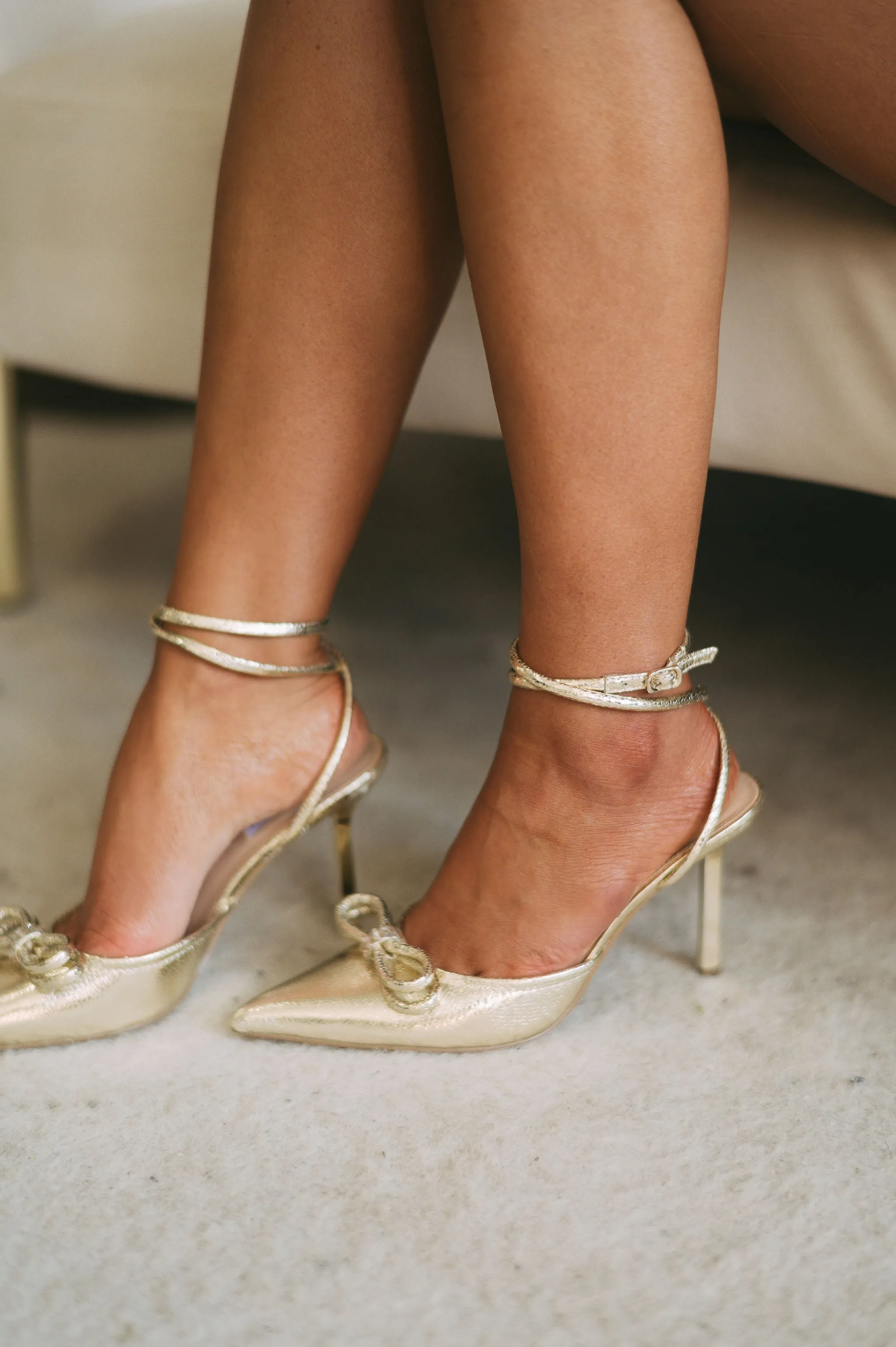 Amozae-Sherise Heels- Gold