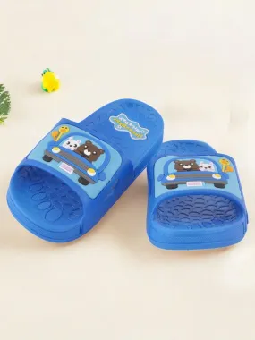 Bear and Bunny Car Design Slides for Boys - Blue