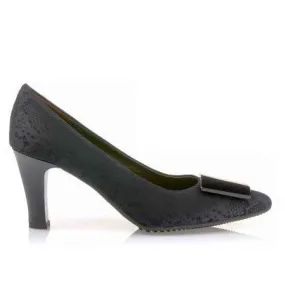 BEATRICE 70224 Textile & Leather Mid Heels