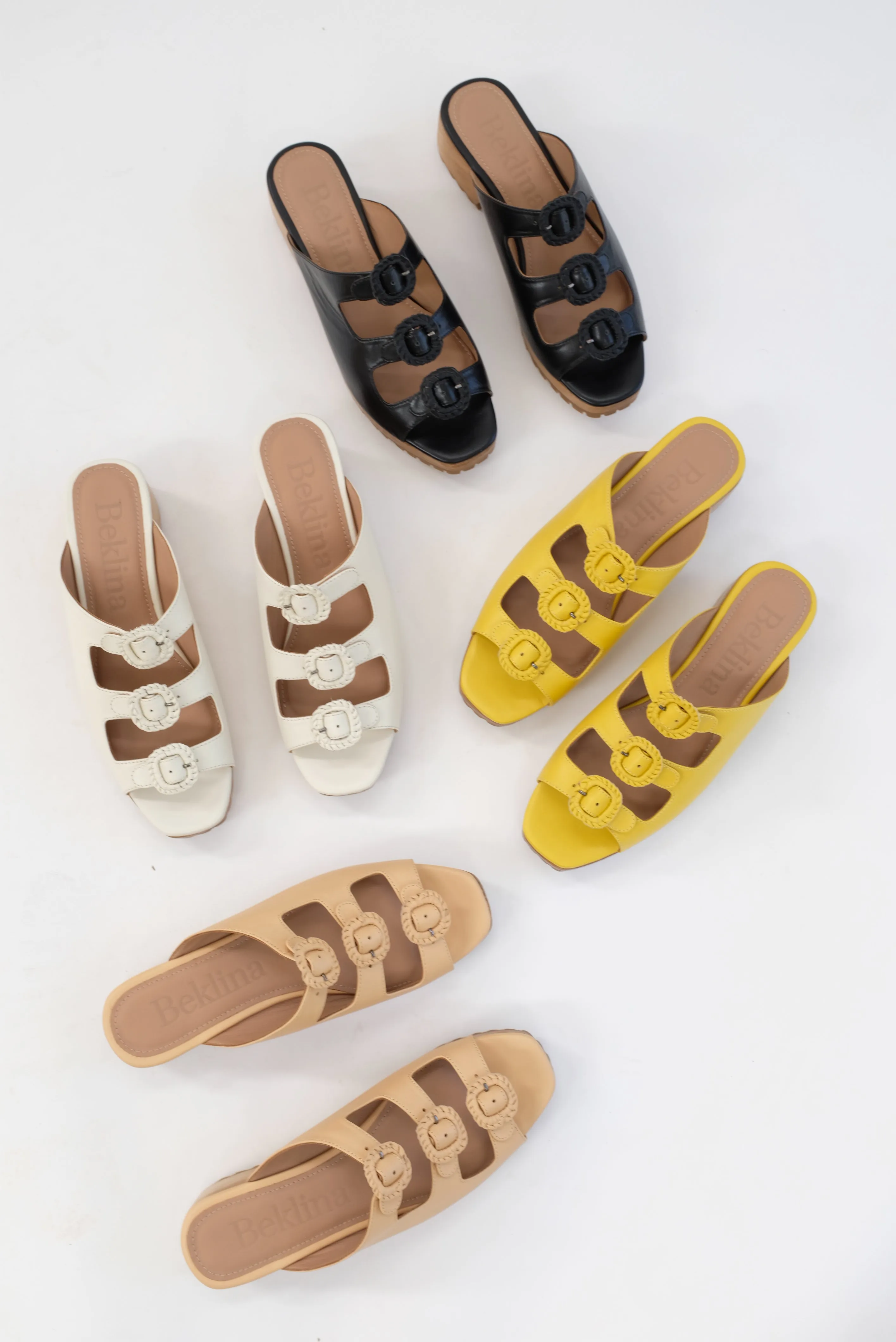 Beklina Buckle Clog Pineapple