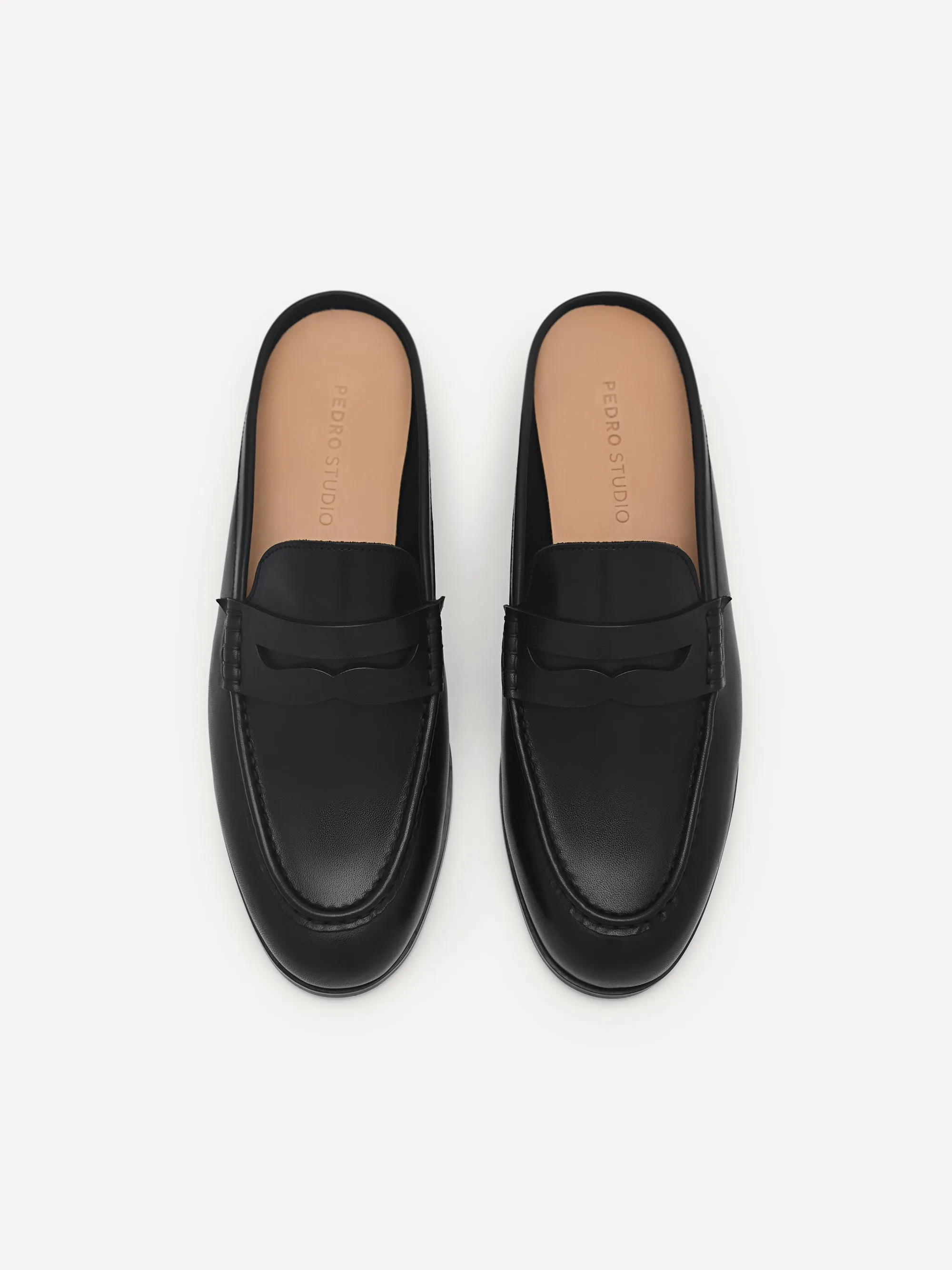 Blake Leather Penny Loafer Mules