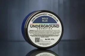 Bold Blue Semi-Perm Hair Color