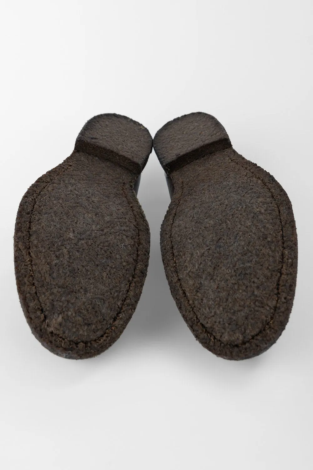 BROMPTON dark-cocoa derby shoes.