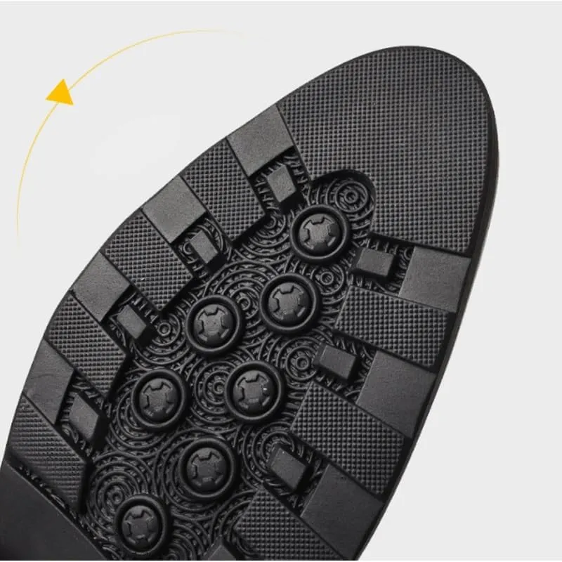 Casual Business Oxford Derby Leather Shoes Men's Classic Lace Up Dress Shoes Fashion Breathable Prom Wedding Dress Shoes