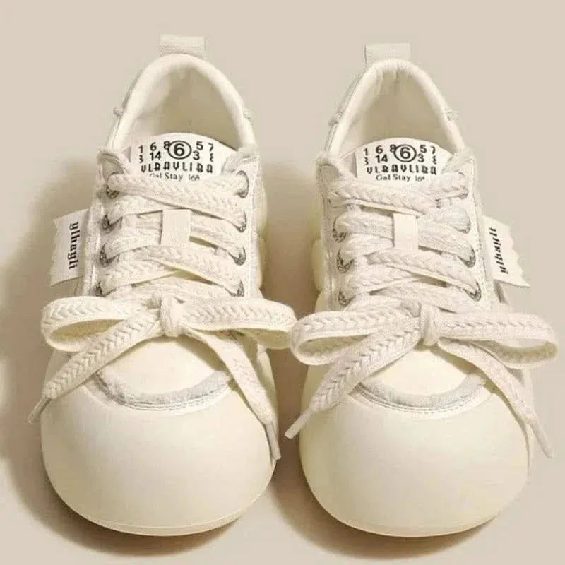 Cute Trendy Platform Sneakers for Women - Stylish