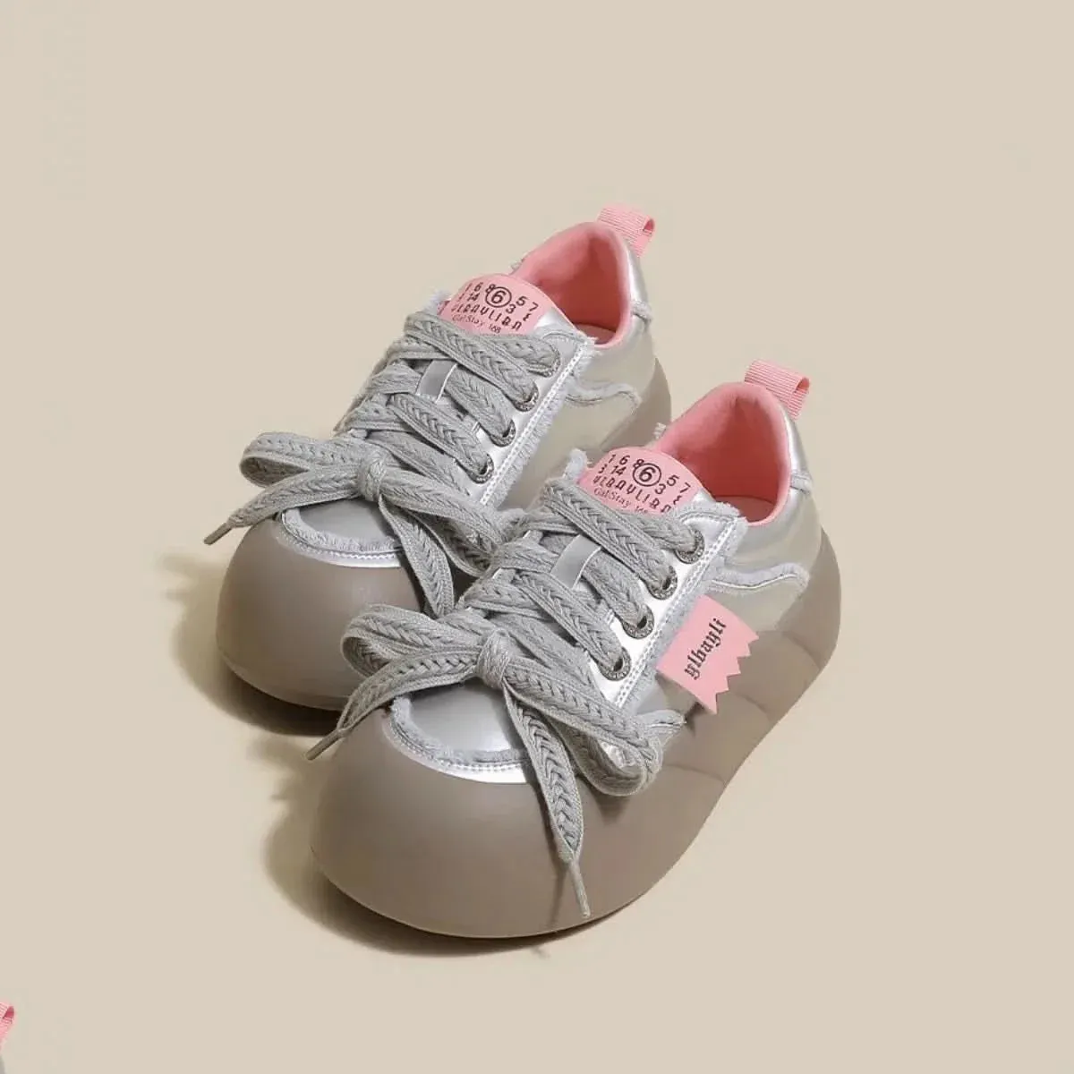 Cute Trendy Platform Sneakers for Women - Stylish