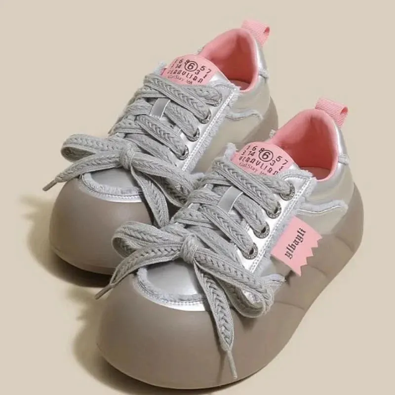 Cute Trendy Platform Sneakers for Women - Stylish