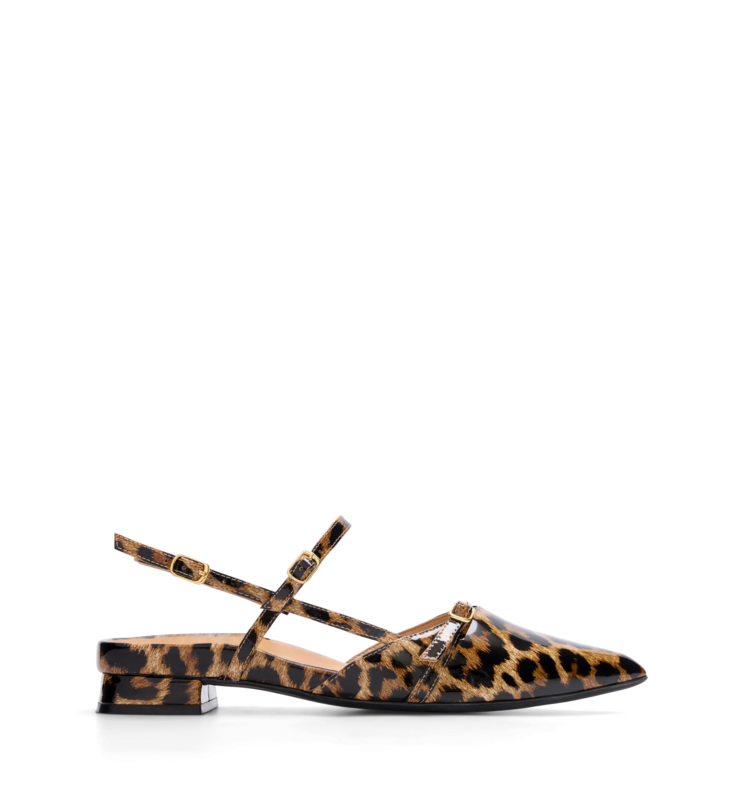 Firecrown 2 Leopard Patent Leather Flats