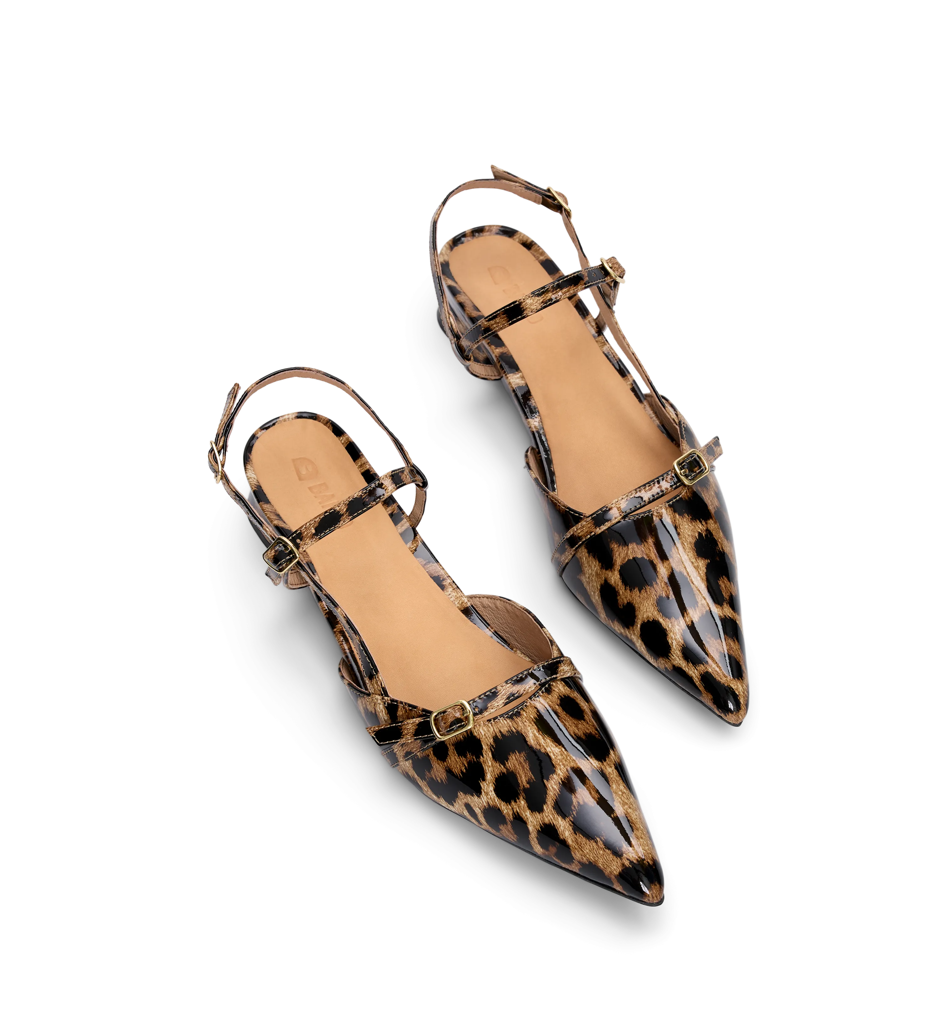 Firecrown 2 Leopard Patent Leather Flats