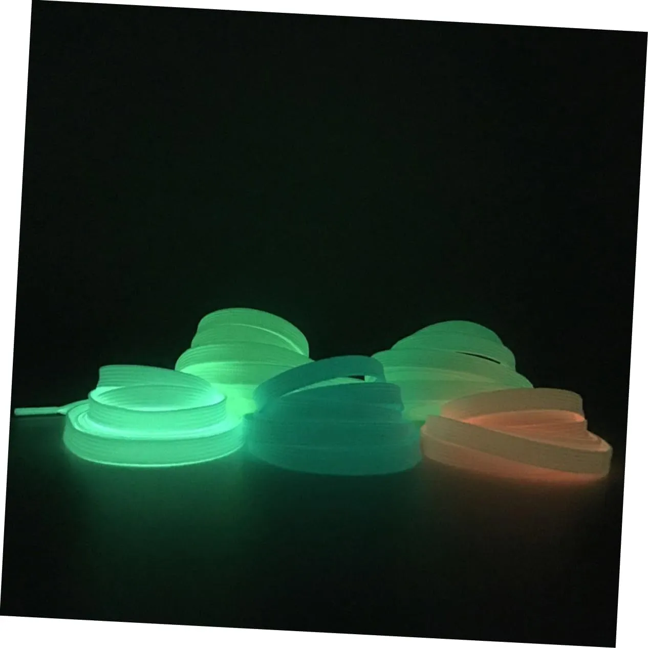 Glow in The Dark Shoelaces Sports Shoe Laces Shoe Athletic Shoelaces Reflective Laces Elastic Laces for