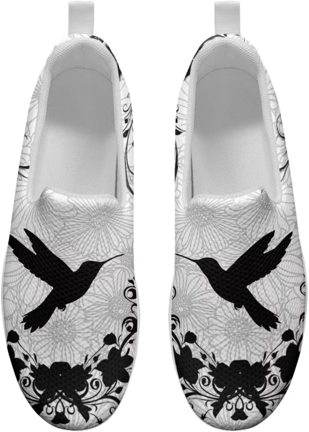 Howilath Slip on Sneakers Womens Platform Shoes Casual Sport Shoes Anti-Skid Running Sneakers with Thick Rocking Bottom