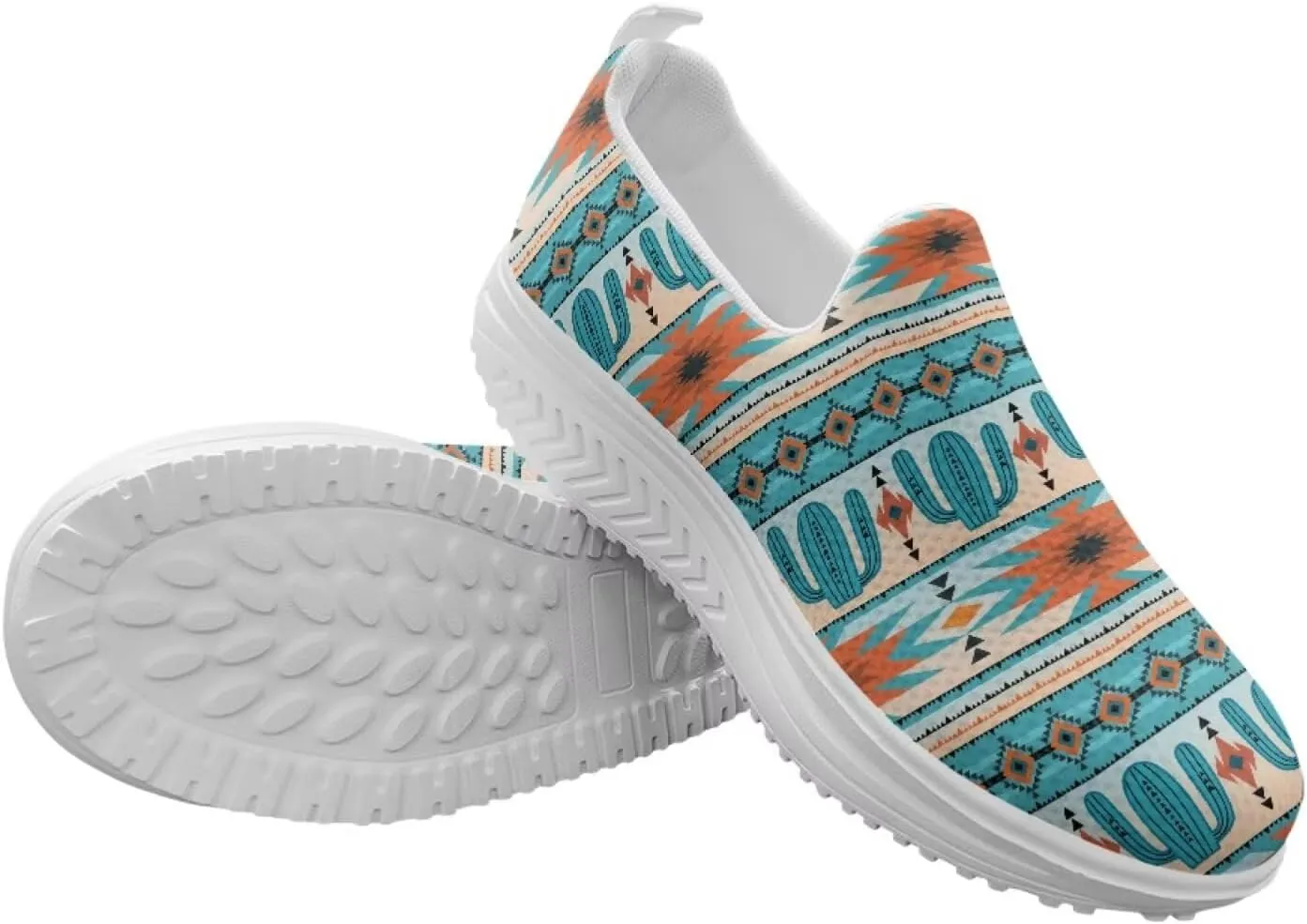 Howilath Slip on Sneakers Womens Platform Shoes Casual Sport Shoes Anti-Skid Running Sneakers with Thick Rocking Bottom
