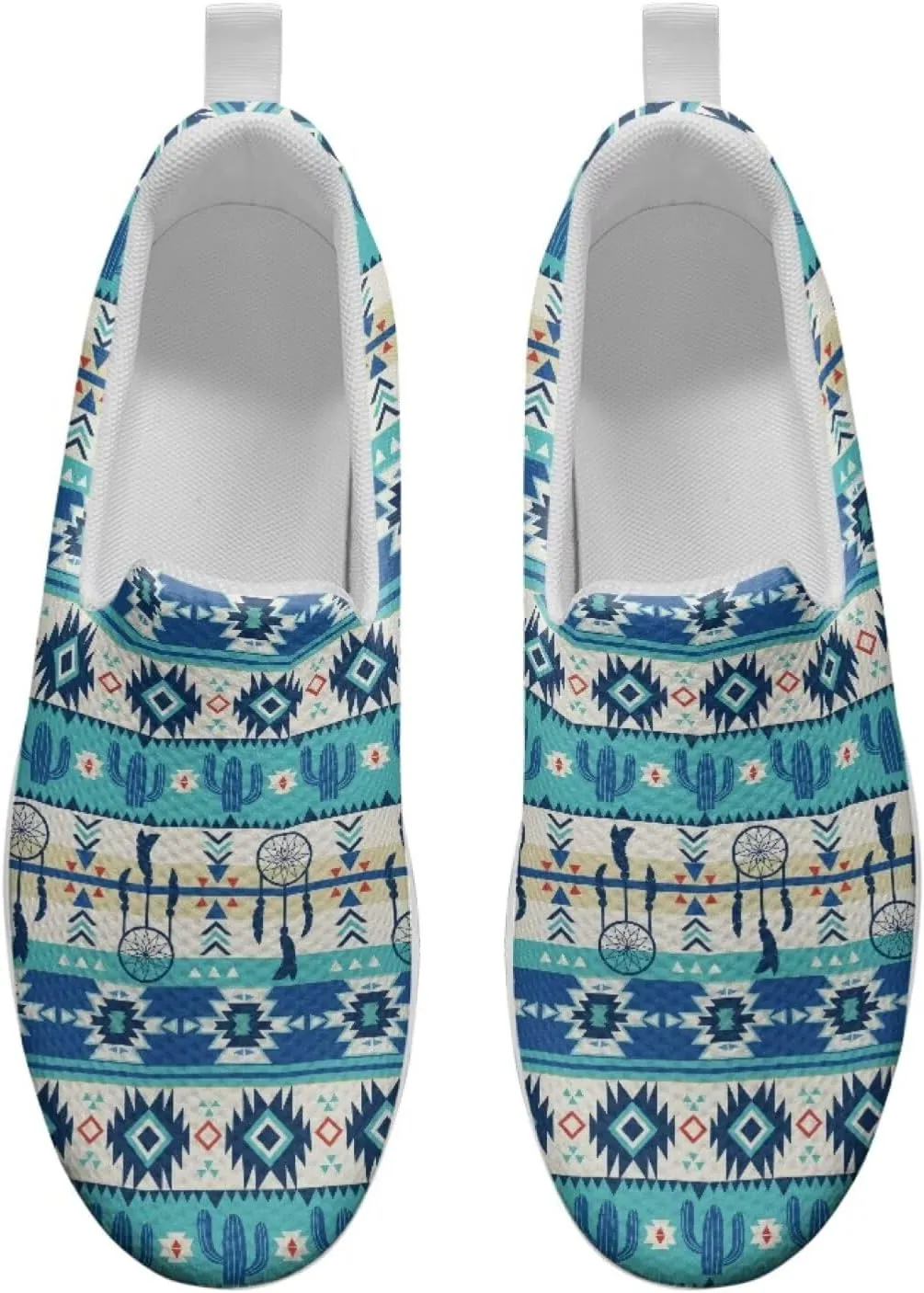 Howilath Slip on Sneakers Womens Platform Shoes Casual Sport Shoes Anti-Skid Running Sneakers with Thick Rocking Bottom