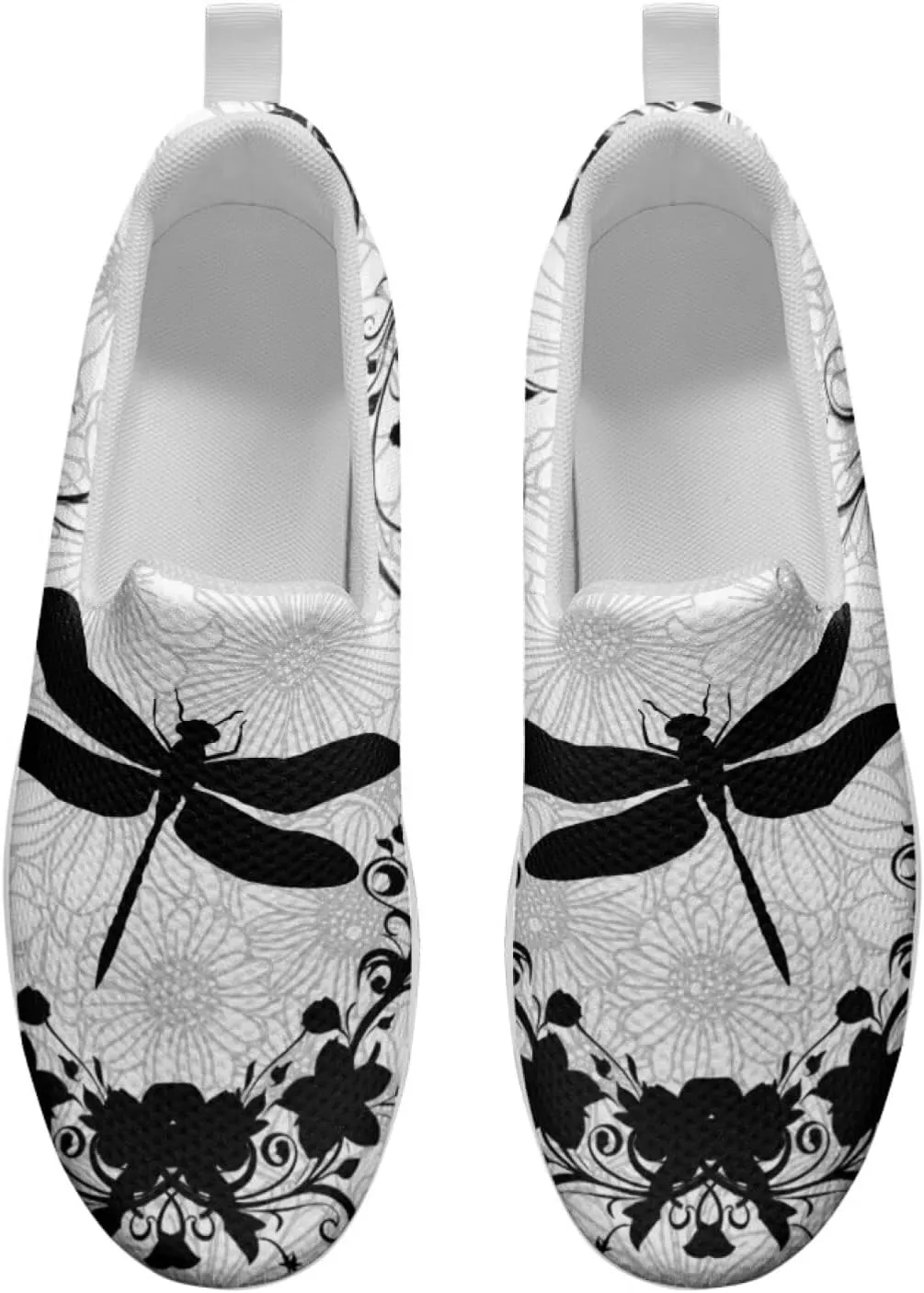 Howilath Slip on Sneakers Womens Platform Shoes Casual Sport Shoes Anti-Skid Running Sneakers with Thick Rocking Bottom