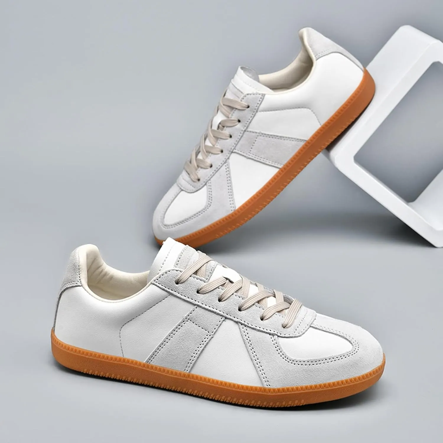 ihinzry Fashion Sneakers for Women 2024 Gum Sole Sneakers Women Tennis Shoes