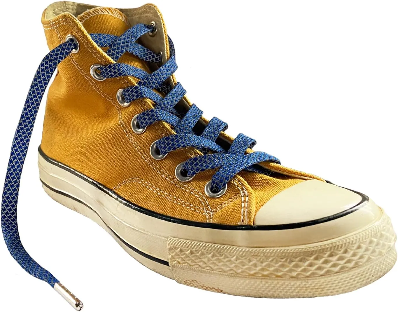 Iron head Flat Shoe Laces Reflective,for Sport Sneakers Skates Boots 9 Different Lengths 6 Colors