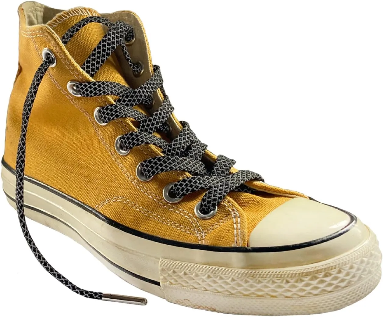 Iron head Flat Shoe Laces Reflective,for Sport Sneakers Skates Boots 9 Different Lengths 6 Colors
