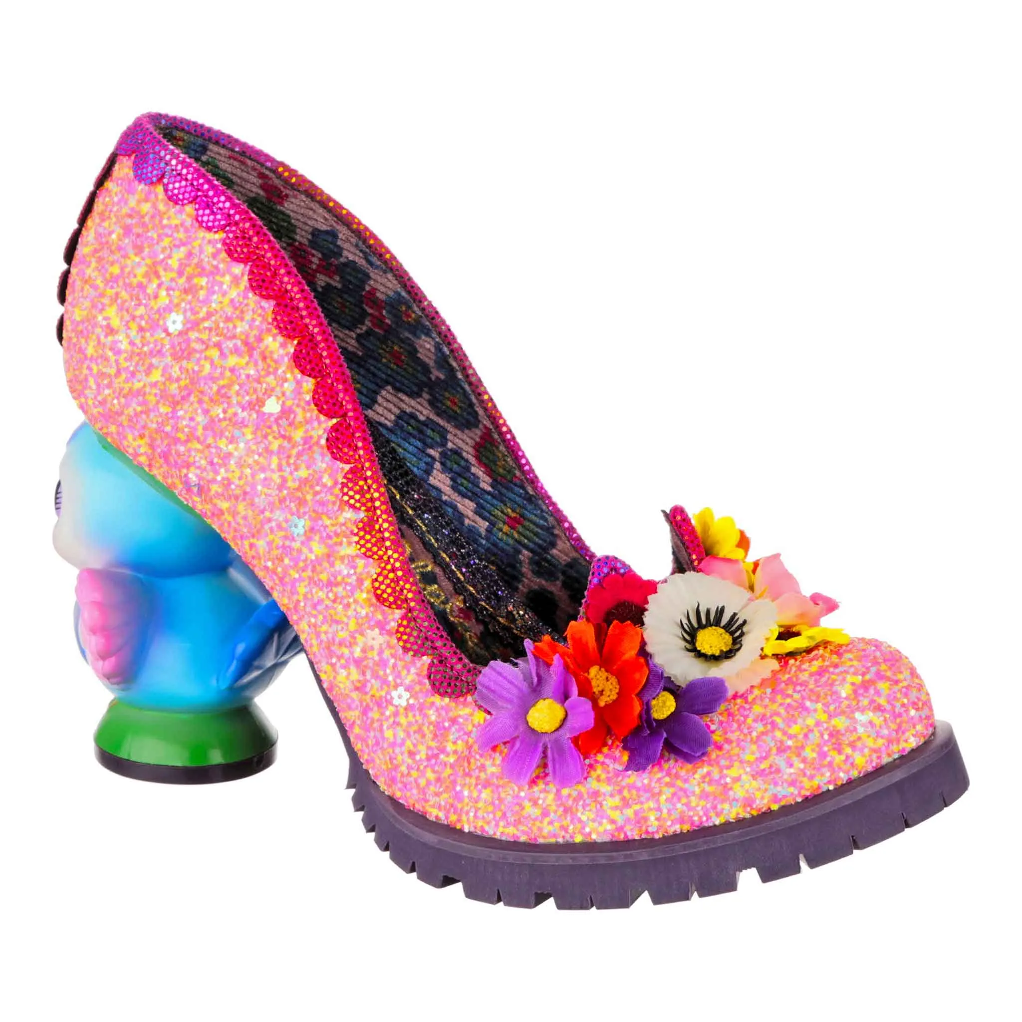 Irregular Choice Womens Flock Together High Heel - Pink