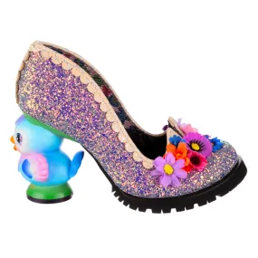 Irregular Choice Womens Flock Together High Heel - Purple