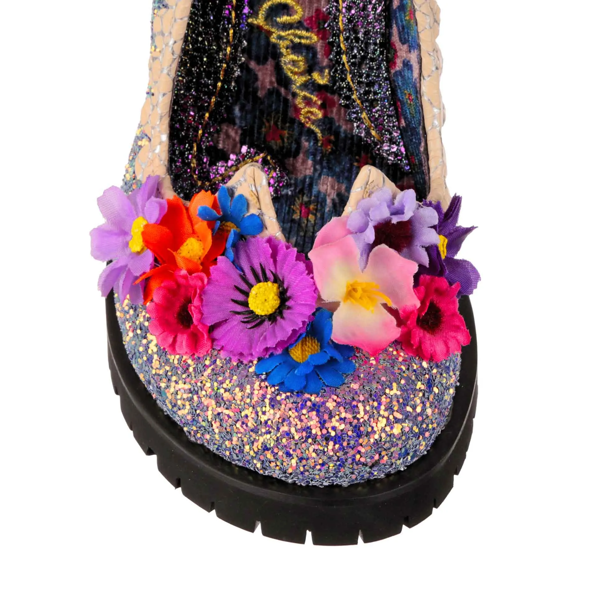 Irregular Choice Womens Flock Together High Heel - Purple