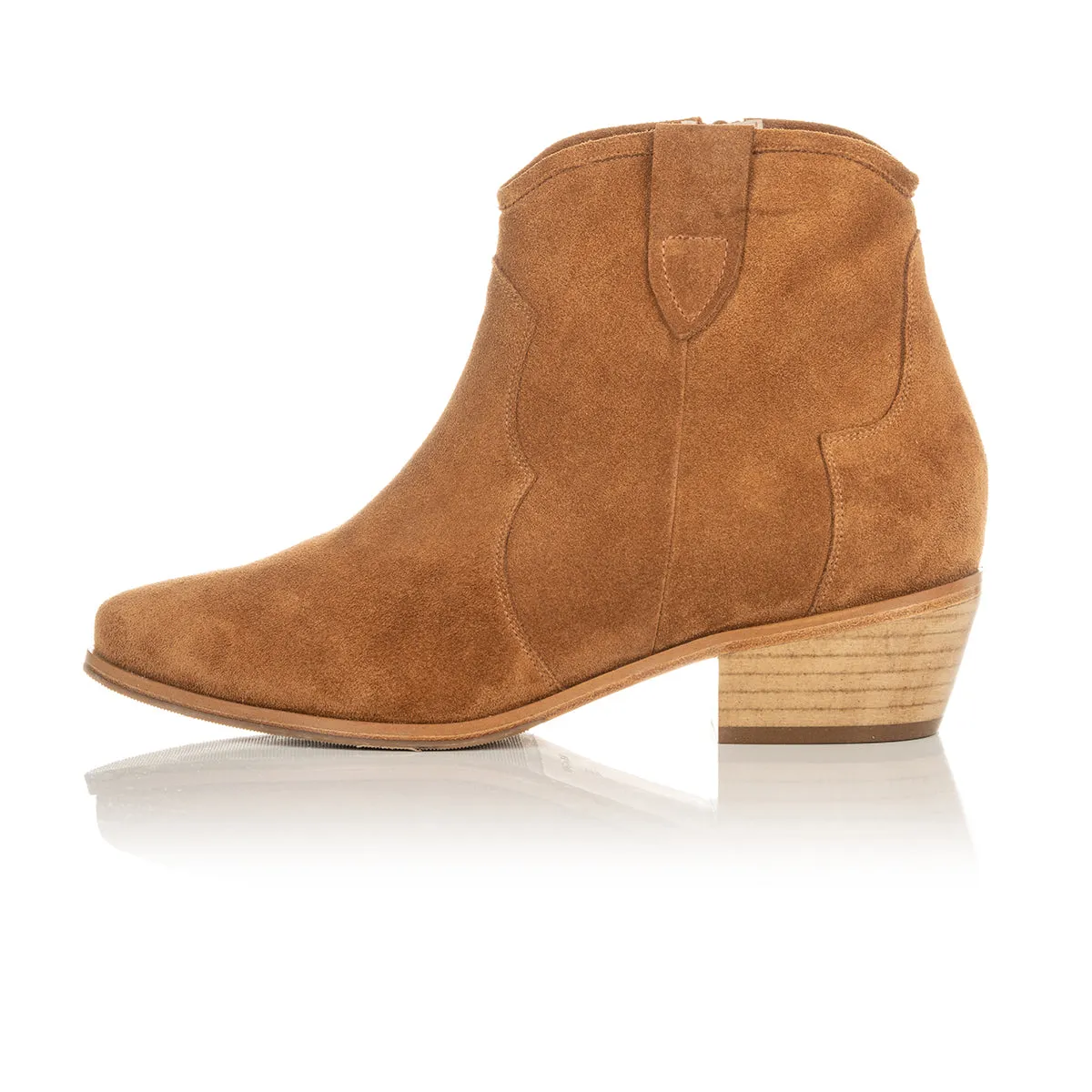 Jago Extra Wide Width Cowboy Boots - Tan Suede