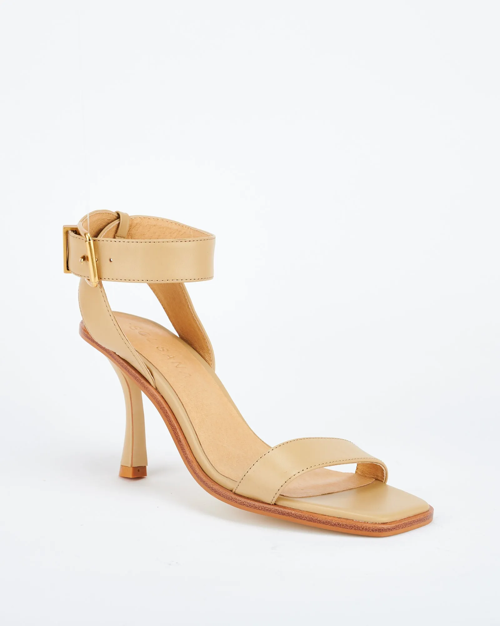 Lelu Heel Parchment/Gold