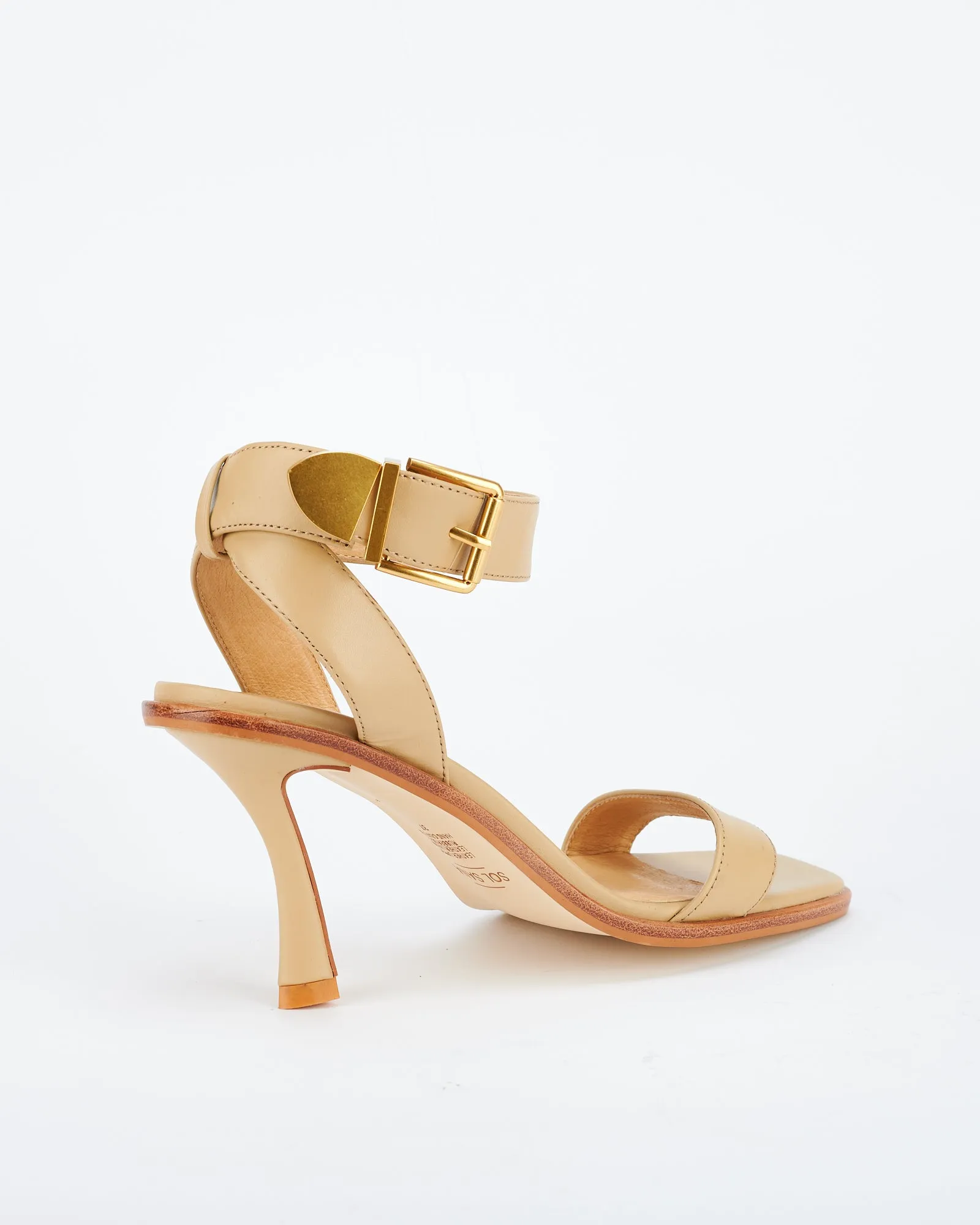 Lelu Heel Parchment/Gold