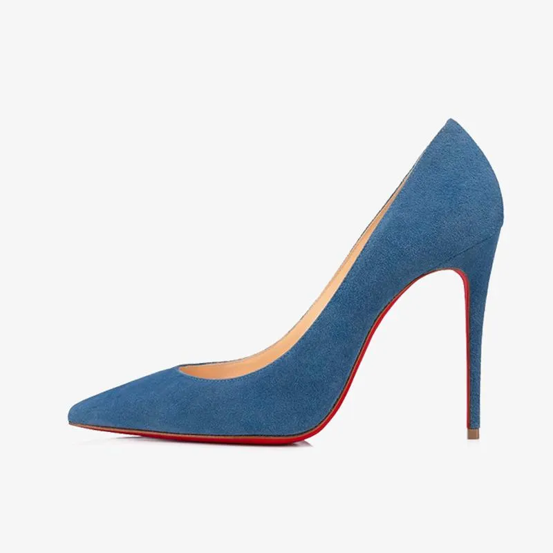 Luxurious Blue Pointy Pump