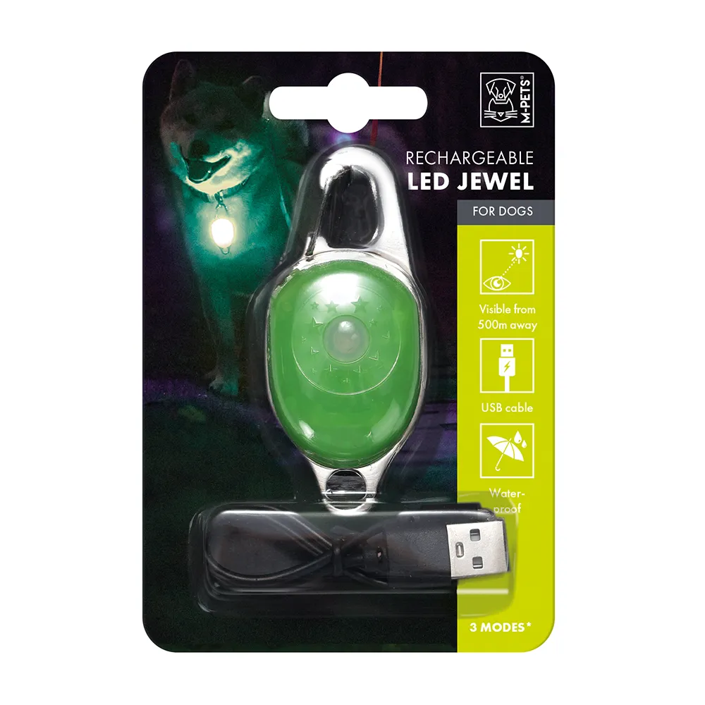 M-PETS Rechargeable LED JEWEL For Dogs