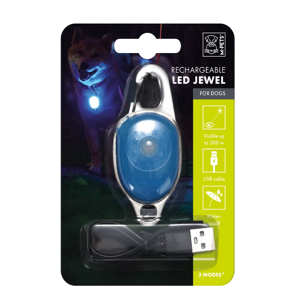 M-PETS Rechargeable LED JEWEL For Dogs