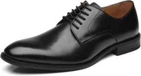 Men Dress Shoes Lace-up Leather Oxford Classic Modern Formal Business Comfortable Dress Shoes for Men