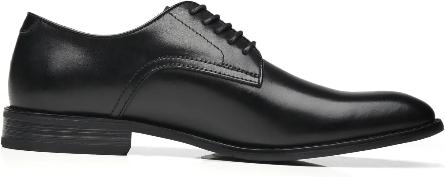 Men Dress Shoes Lace-up Leather Oxford Classic Modern Formal Business Comfortable Dress Shoes for Men