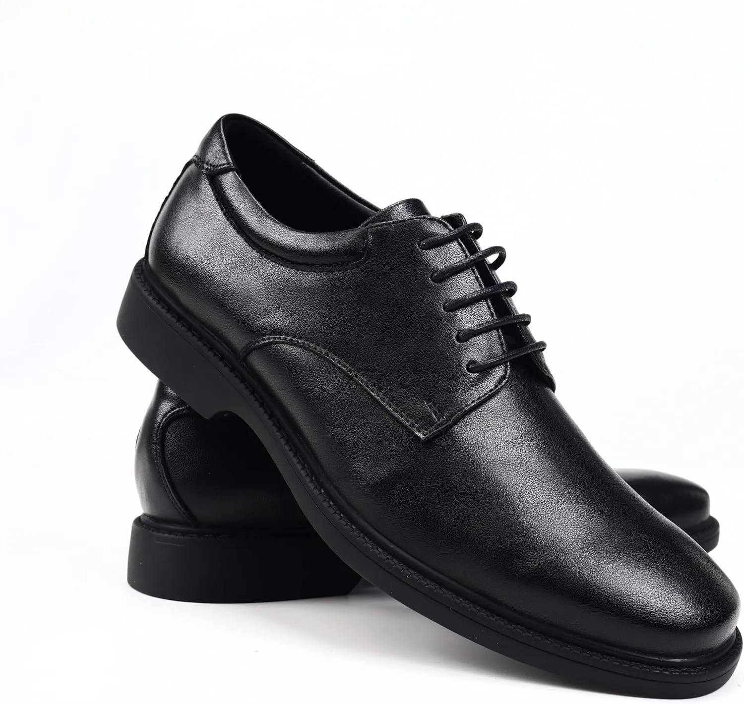 Men's Classic Synthetic Leather Derby Shoes for Business and Casual Wear