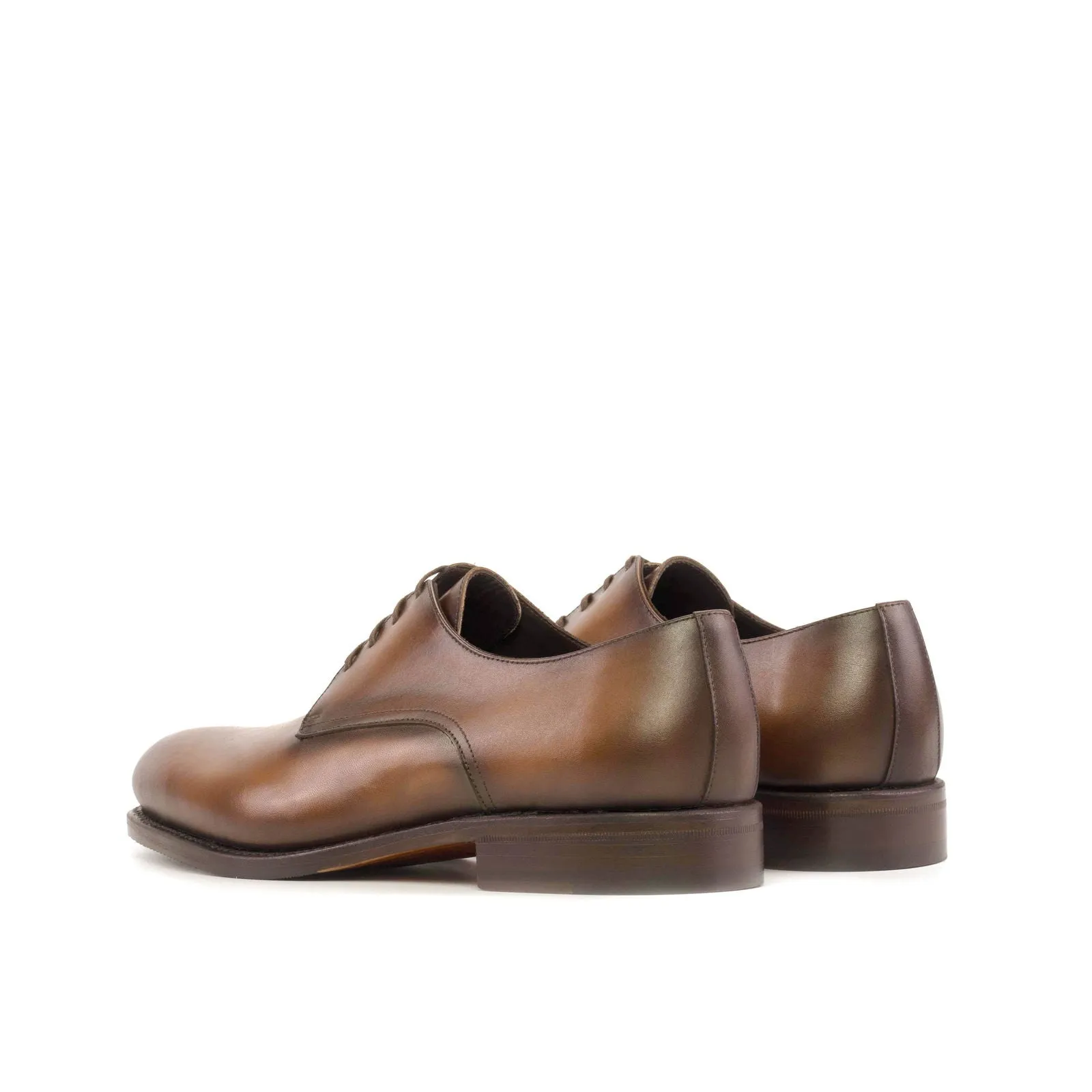 Men's Derby Leather Shoes Goodyear Welt Wide Plus Size 5599