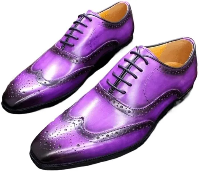 Men's Genuine Leather Low Oxford Gentleman Wedding Business Work Office Outdoor Party Casual Shoes Formal Sneakers