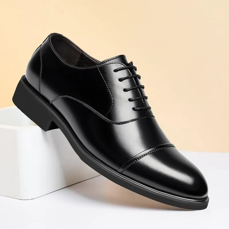 Mens Leather Shoes Wedding Business Office Formal Modern Oxfords Breathable Prom Dress Shoes