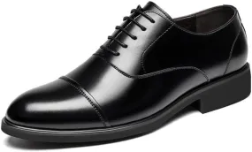 Mens Leather Shoes Wedding Business Office Formal Modern Oxfords Breathable Prom Dress Shoes