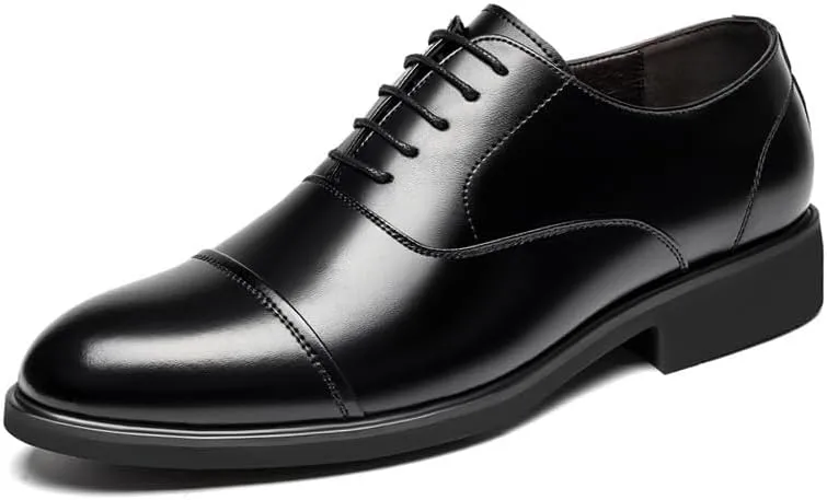 Mens Leather Shoes Wedding Business Office Formal Modern Oxfords Breathable Prom Dress Shoes