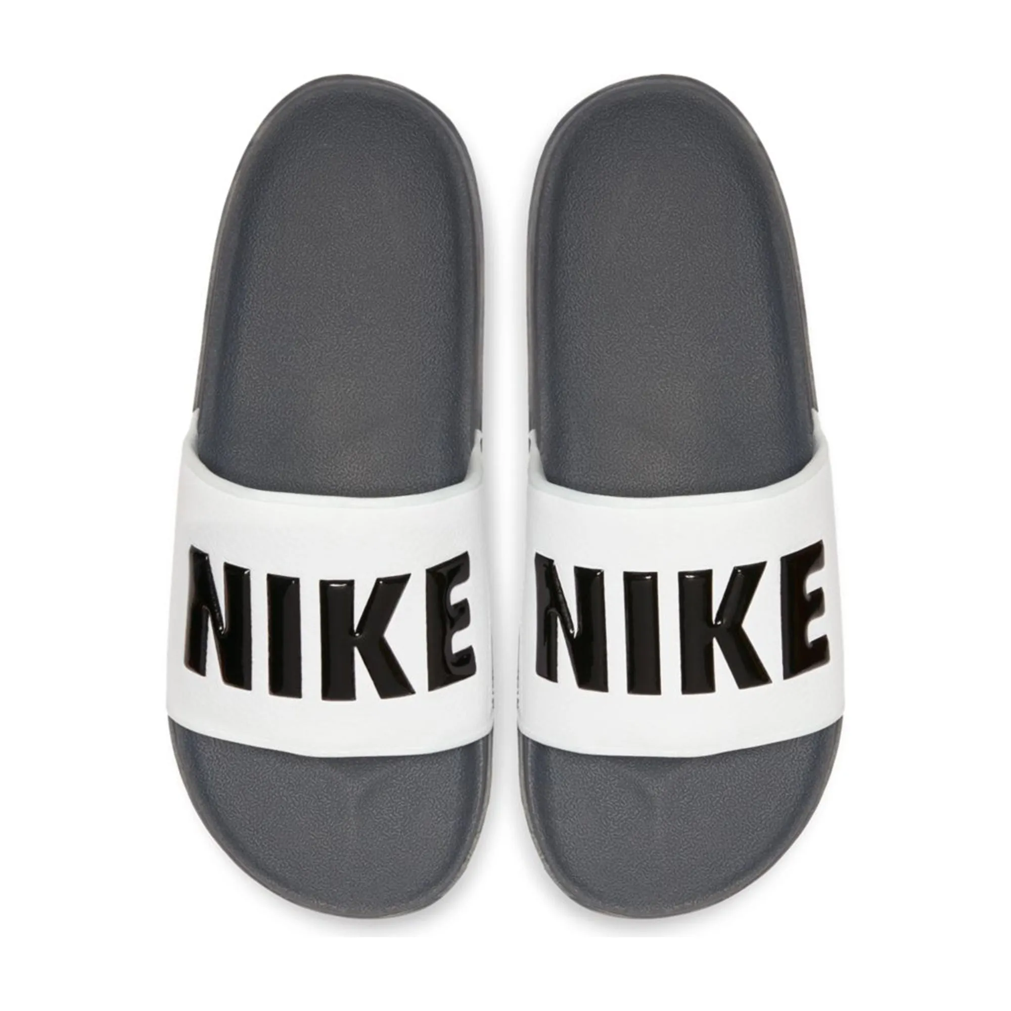 Men's Nike Offcourt Slides (Dark Gray/Black/White)(BQ4639-001)