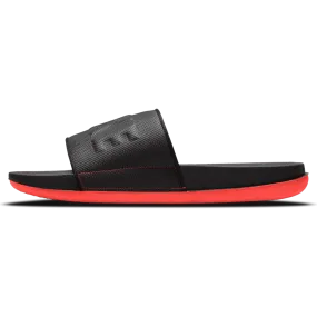 Men's Nike Offcourt Slides SE "Carbon Fiber Breds" (Black/Chile Red)(BQ4639-017)