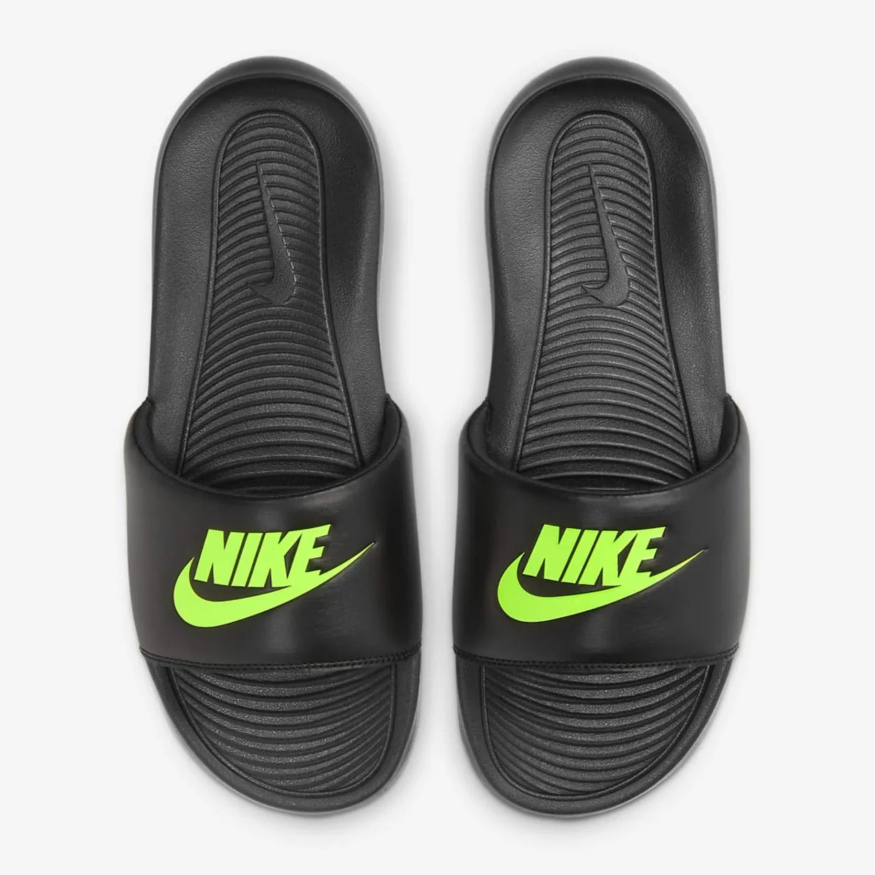 Men's Nike Victori One Slides "Black Volt" (CN9675-008)