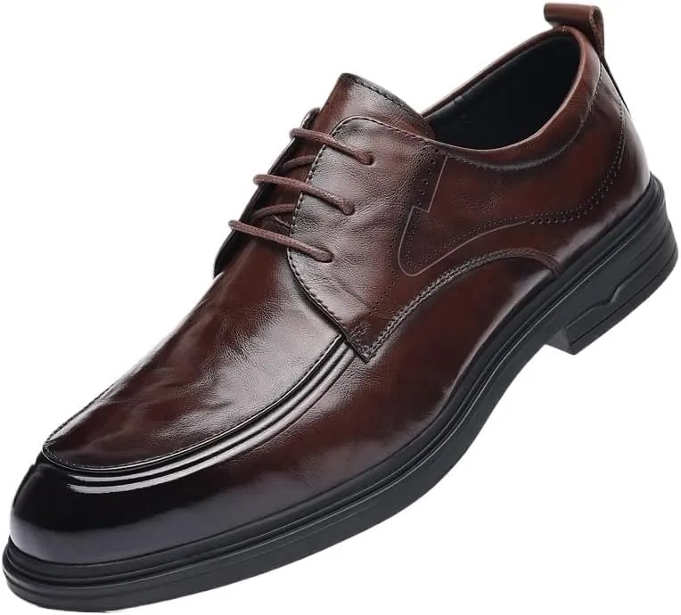 Men's Patent Leather Formal Business Oxford Dress Shoes Casual Work Office Comfortable Business Shoes