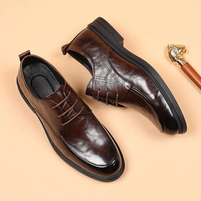 Men's Patent Leather Formal Business Oxford Dress Shoes Casual Work Office Comfortable Business Shoes