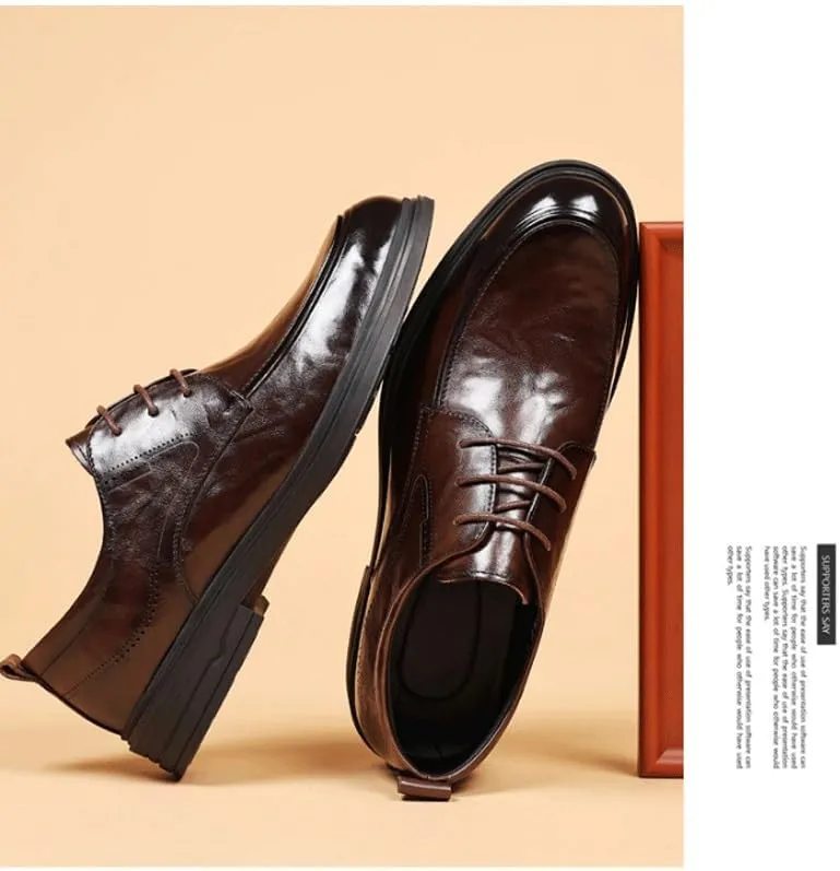 Men's Patent Leather Formal Business Oxford Dress Shoes Casual Work Office Comfortable Business Shoes