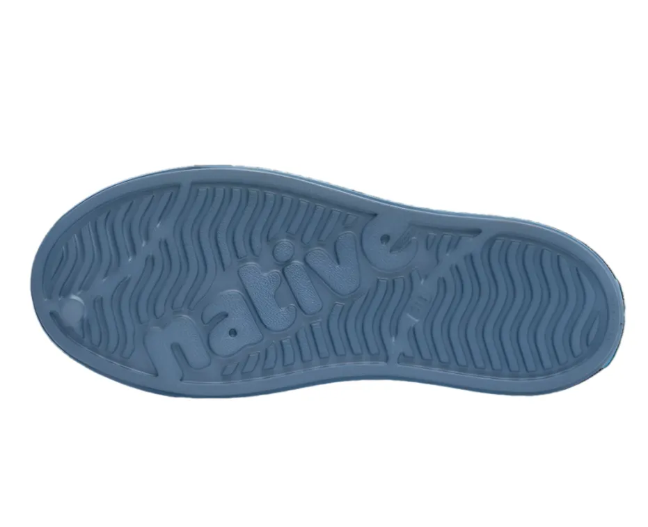 Native Fleece Lined Blue Clogs for Toddlers/Kids